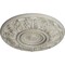 Ekena Millwork Whitman Ceiling Medallion (For Canopies up to 3 3/4"), 13"OD x 1 3/8"P, Pot of Cream Crackle CM13WHPCC - alternate 2